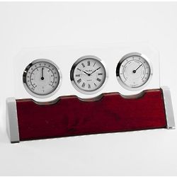Desktop Weather Station with Clock, Thermometer and Hygrometer