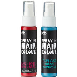 Pink & Turquoise Scented Spray-In Hair Color