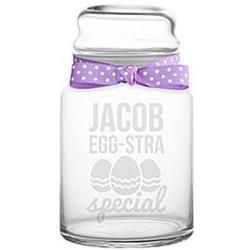 Personalized Eggstra Special Treat Jar