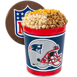 New England Patriots 3 Gallon Popcorn Gift Tin
