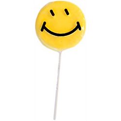 Smiley Face Lollipops 12ct