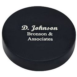 Personalized Black Marble Paperweight