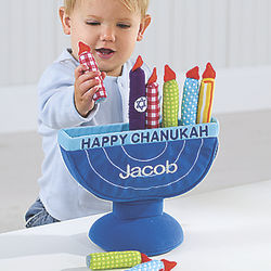 Personalized Baby's First Menorah