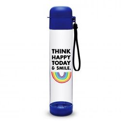 Think Happy Flip Top Water Bottle