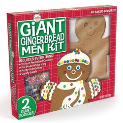 Giant Gingerbread Men Cookie Kit