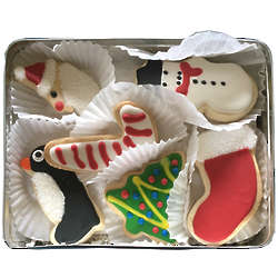18 Christmas Sugar Cookies Gift Tin