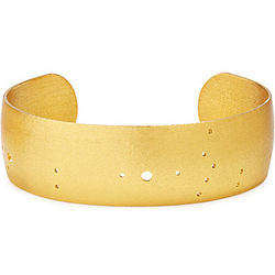 Gold Plated Astrology Cuff Bracelet
