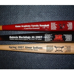 Personalized Team Roster Bat Personalized Team Roster Bat