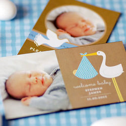 Baby Themed Save the Date Photo Magnets