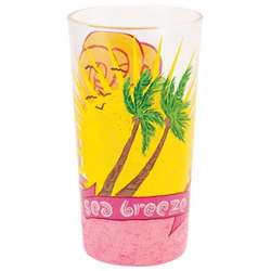 Sea Breeze Painted Cocktail Glass