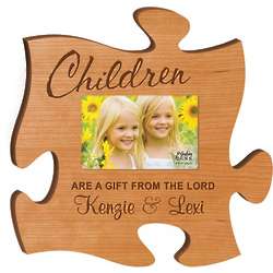 Personalized Children Puzzle Piece Photo Frame