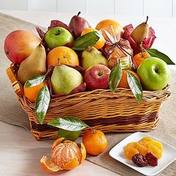 Simply Fresh and Dried Fruit in Gift Basket