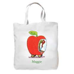 Kid's Personalized Richard Scarry Lowly Worm Tote Bag