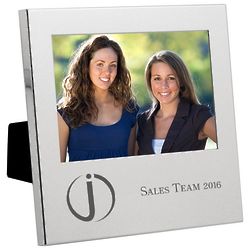 Silver 4x6 Engraved Corporate Picture Frame