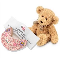 Mother's Day Lil Fur-tune Tan Teddy Bear with Fortune Cookie
