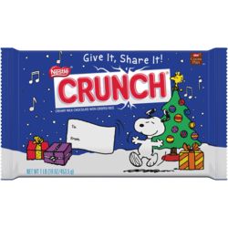 Giant 1 Pound Nestle Crunch Christmas Bar