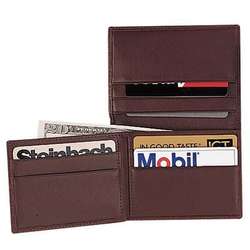 Personalized Nappa Leather Flip Credit Card Wallet