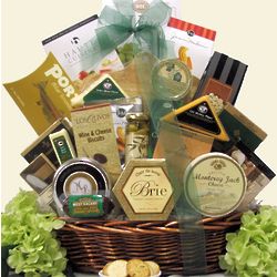 Lasting Impressions Gourmet Cheese Gift Basket