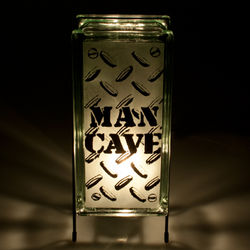 Man Cave Glow Block Lamp