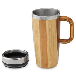 Handcrafted Wooden Travel Mug