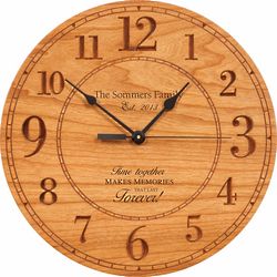 Memories That Last Personalized Wall Clock
