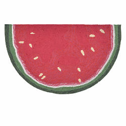 Watermelon Slice Rug