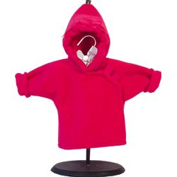 Baby's Polartec Fleece Hooded Jacket in Dark Pink