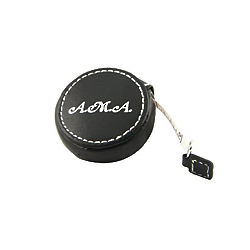 Personalized Round Leather Tape Measure