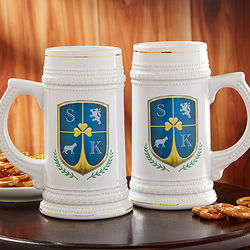 My Crest Personalized Beer Stein