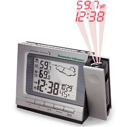 Time and Temperature Projection Alarm Clock