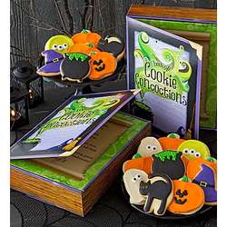 Spellbook Decorated Halloween Cookie Gift Box