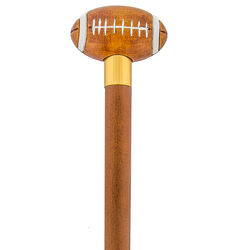American Football Walking Cane with Custom Shaft and Collar