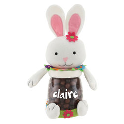 Girl's Personalized Bunny Treat Jar