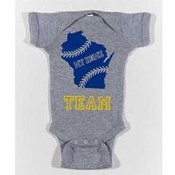 Milwaukee Brewers My Home Team Baby Bodysuit