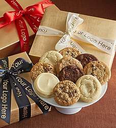 12 Cookies in Gold Impressions Riibon Box