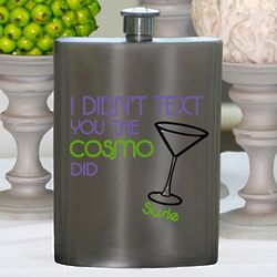 Personalized Texting Cosmo Flask