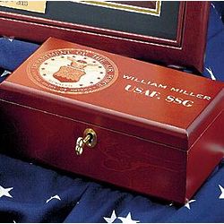 Personalized Air Force Memory Box