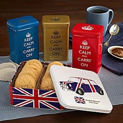 Keep Calm and Carry On British Tea Set