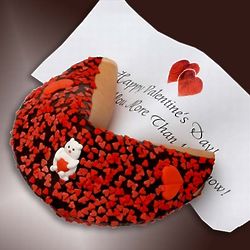 Personalized Happy Valentine's Giant Fortune Cookie