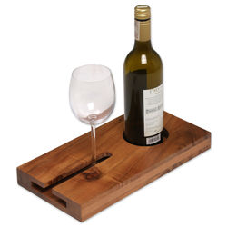 Evening Reverie Wood Wine Tray