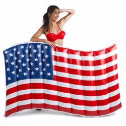 Giant American Flag Pool Float