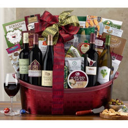 Ultimate California Red and White Wine Gift Basket
