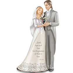 I Do Bride and Groom Figurine