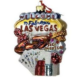 Las Vegas Personalized Christmas Ornament