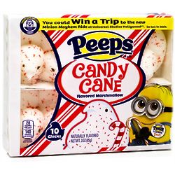 Candy Cane Marshmallow Peeps