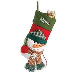 Personalized Snowman Christmas Stocking