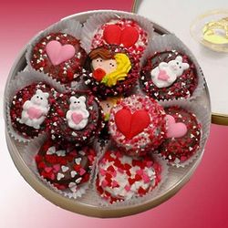 Valentine's Day Double Dipped Decorated Oreo Cookies Gift Tin