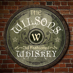 McLoughlin Personalized Irish Whiskey Bar Sign