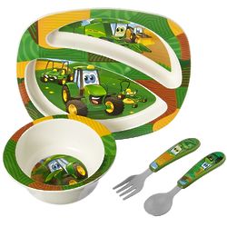Johnny Tractor and Friends 4 Piece Feeding Set