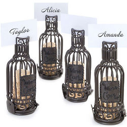 Wine Bottle Cork Cage Place Card Holders